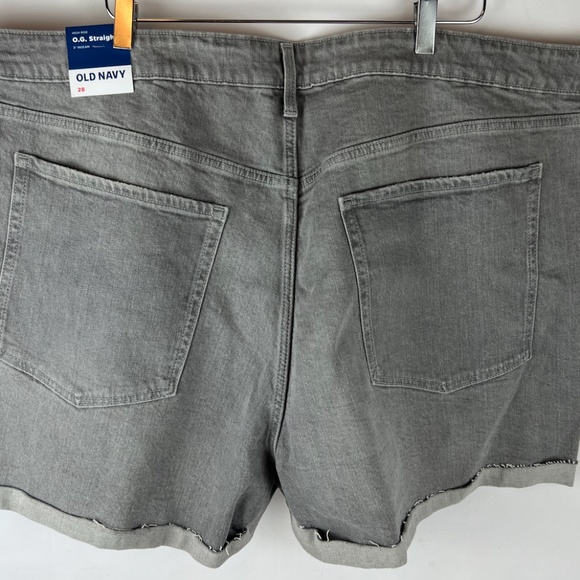 NWT: old navy High-Waisted O.G. Gray Cut-Off Jean Shorts (28) $40 - Picture 10 of 15